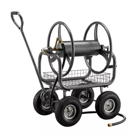 GroundWork 5/8 in x 400 ft Hose Reel Cart Hose Reels & Storage