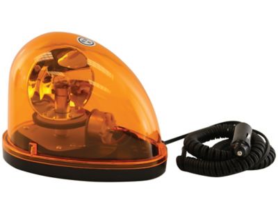 Buyers Products 6 in. Amber Incandescent Beacon Strobe Light with Amber Lens