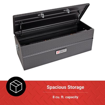 Image showing  46.5 in. x 19 in. Aluminum Truck Tool Box Chest, Black