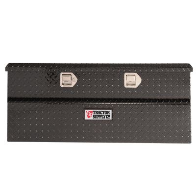 Image showing  46.5 in. x 19 in. Aluminum Truck Tool Box Chest, Black