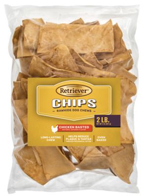 Retriever Chicken-Basted Chips Dog Chew Treats, 2 lb.