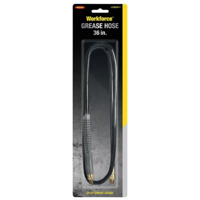 Image showing  36 in. Thermoplastic Grease Hose, 1/8 in. MNPT Ends, Spring Guard