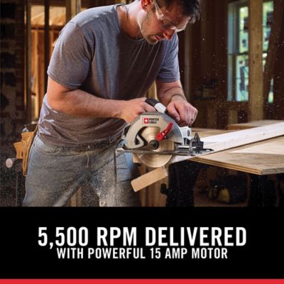 Image showing  15A Corded 7-1/4 in. Heavy-Duty Corded Circular Saw