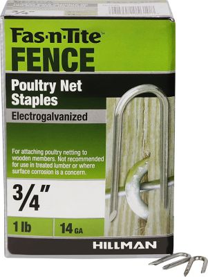 Hillman Fas-N-Tite Poultry Net Staples (3/4in.) -1lb