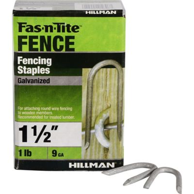 Image showing  1-1/2 in. 9-Gauge Fas-N-Tite Galvanized Fence Staples, 67 ct.