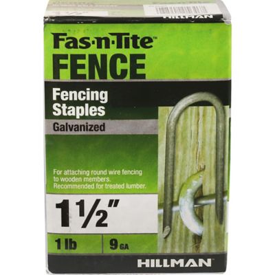 Image showing  1-1/2 in. 9-Gauge Fas-N-Tite Galvanized Fence Staples, 67 ct.