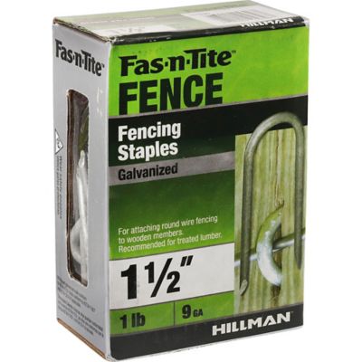 Image showing  1-1/2 in. 9-Gauge Fas-N-Tite Galvanized Fence Staples, 67 ct.