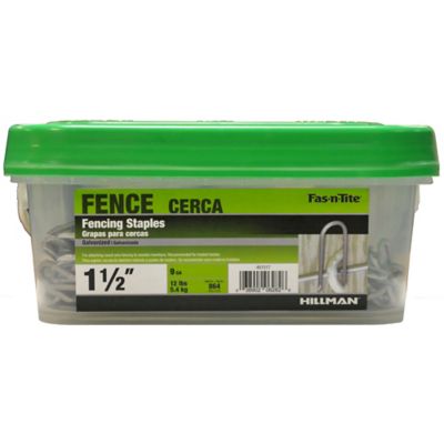 Image showing  1-1/2 in. 9-Gauge Galvanized Fence Staples, 778 ct.