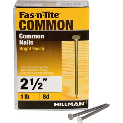 Image showing  8D x 2-1/2 in. 8 Gauge Bright Common Nails, 94 ct.