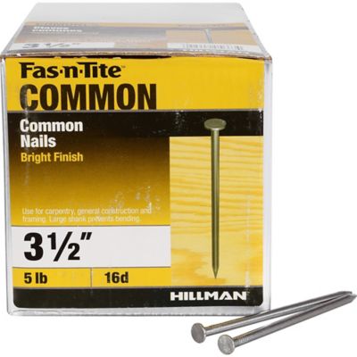 Image showing  16D x 3-1/2 in. 16 Gauge Bright Common Nails, 223 ct.