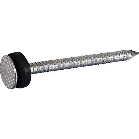 Hillman 1-3/4 in. Galvanized Roofing Nail with Neoprene Washers, 10 Gauge, 1 lb.
