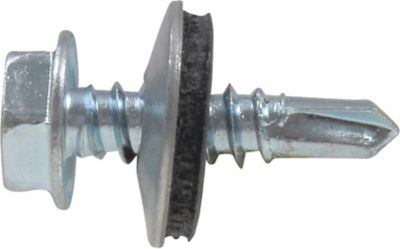 Image showing  1/4-14 x 1 in. Fas-N-Tite Washer Head Self-Drilling Screws, 55-Pack