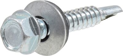 Hillman Fas-N-Tite Washer Head Self Drilling Screws (1/4-14 x 1-1/2in.) -1lb