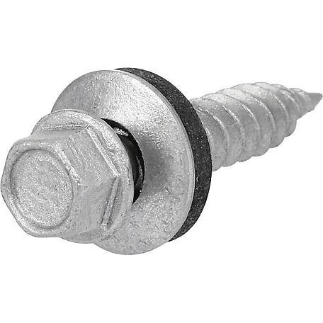 10 x 1-1/2 Hex Head Sheet Metal Screws Neoprene Washer 250 Roofing screws 