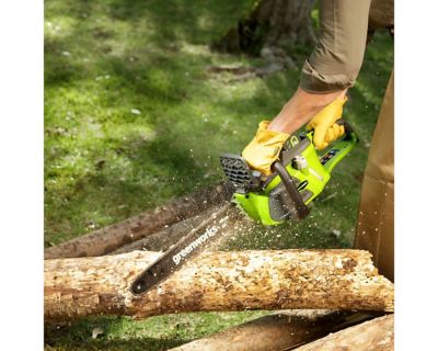 Image showing 8 th Greenworks G-MAX DigiPro 16 in. 40V Cordless Chainsaw, Battery and Charger Included, 3/8 in. Pitch