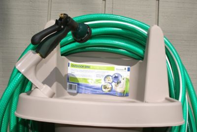 Image showing  100 ft. CleanIt Outdoor Sink with Hose Reel, Small