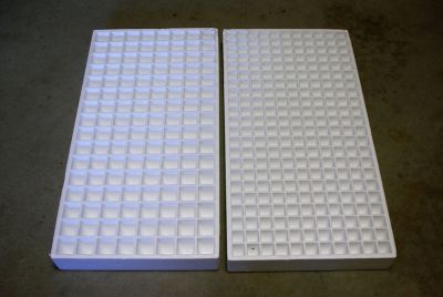 Riverstone RSI Hydroponic Seed Trays, 128 and 242 Plugs