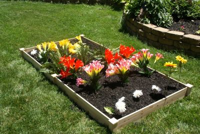Image showing  Raised Garden Bed, 48 in. x 96 in. x 5.5 in.