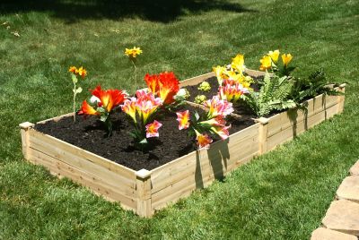 Image showing  Eden Wooden Raised Garden Bed, 48 in. x 96 in. x 11 in.