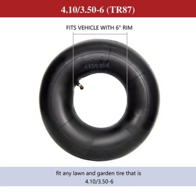 Image showing  4.1/3.5-6 Lawn and Garden Tire Inner Tube