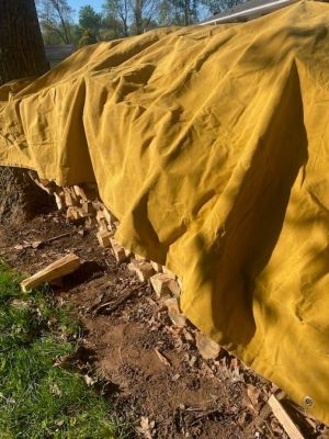 Image showing  20 ft. x 20 ft. 10 oz. Canvas Tarp