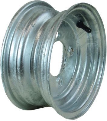 Image showing  8x3.75 Replacement 4-Hole Wheel