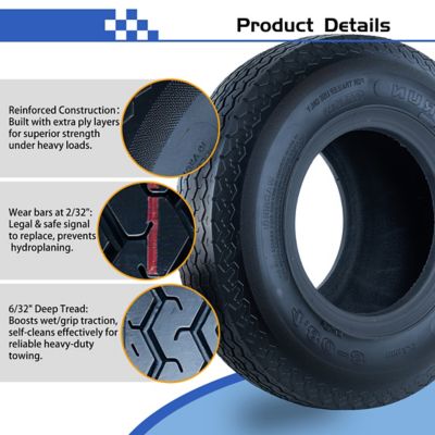 Image showing  4.8-8 6PR Replacement SU01 Trailer Tire