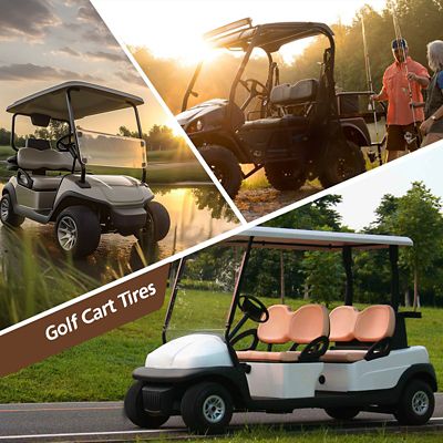 Image showing  18x8.50-8 Replacement Golf Cart Wheel Assembly, SU15 Golf