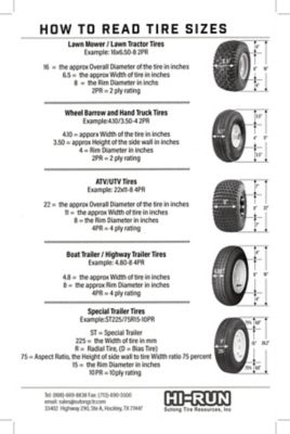 Image showing 6 th Hi-Run 18x8.50-8 Replacement Golf Cart Wheel Assembly, SU15 Golf