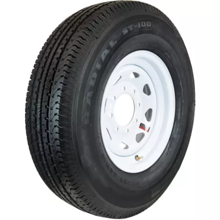 Hi-Run ST235/85R16 8-Hole White Spoke Radial Trailer Tire Load Range E 10PR Tire & Wheel Combos