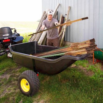 Image showing  Tow-Behind 22 cu. ft. UTV/ATV Utility Poly Dump Cart, 1,500 lb. Capacity