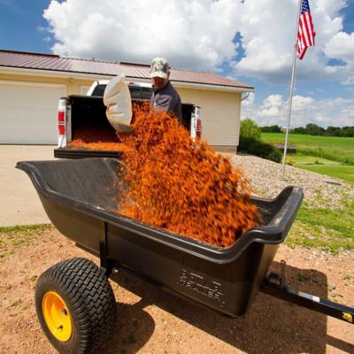 Image showing  Tow-Behind 22 cu. ft. UTV/ATV Utility Poly Dump Cart, 1,500 lb. Capacity
