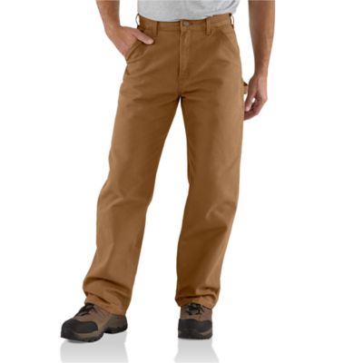 Carhartt Men's Loose Fit High-Rise Washed Duck Work Dungaree Pants