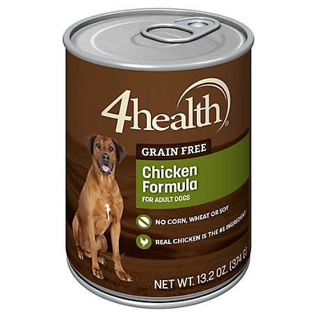 4health Grain Free Adult Chicken Recipe Wet Dog Food, 13.2 oz.