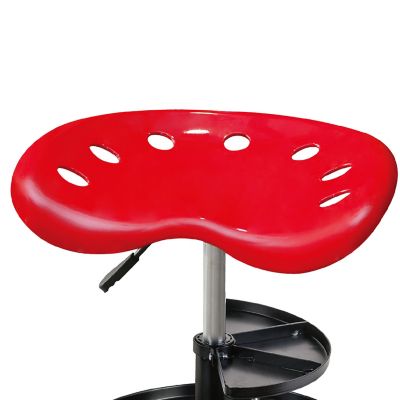 Image showing  Big Pneumatic Creeper Chair, Red