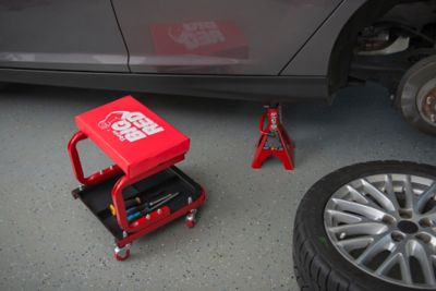 Image showing  Big Creeper Shop Seat, Red