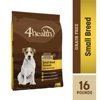 4health Grain Free Small Breed Adult Beef Formula Dry Dog Food