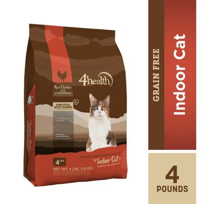 4health Grain Free Adult Indoor Chicken Formula Dry Cat Food Cat food for sensetive cats