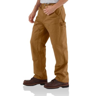 Image showing 1 th Carhartt Men's Loose Straight Washed Duck Double-Front Dungaree
