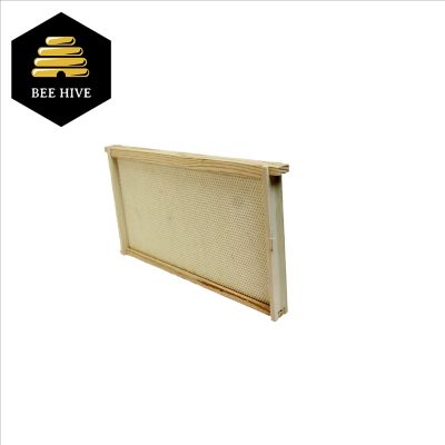 Image showing  Beehive Deep Brood Wooden Frame with Plastic Foundation, 1-3/8 in. x 19 in. x 9-1/8 in.