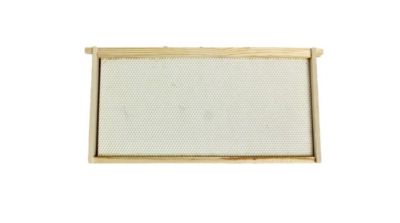 Image showing  Beehive Deep Brood Wooden Frame with Plastic Foundation, 1-3/8 in. x 19 in. x 9-1/8 in.