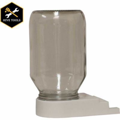 Harvest Lane Honey 1 qt. Glass Jar Beehive Entrance Feeder