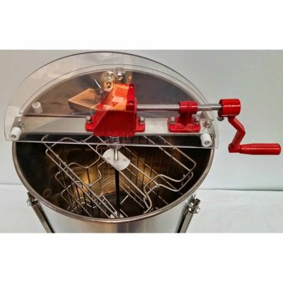 Image showing  2-Frame Manual Metal Honey Extractor