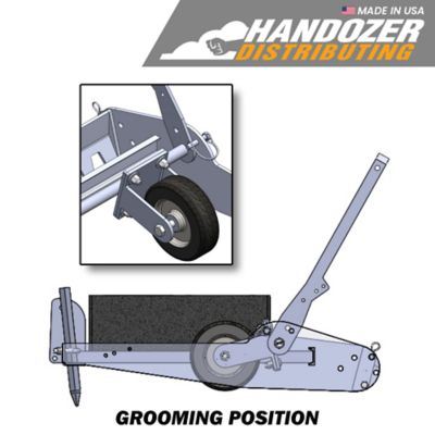 Image showing Tow-Behind 42 in. Handozer Gravel and Soil Drag