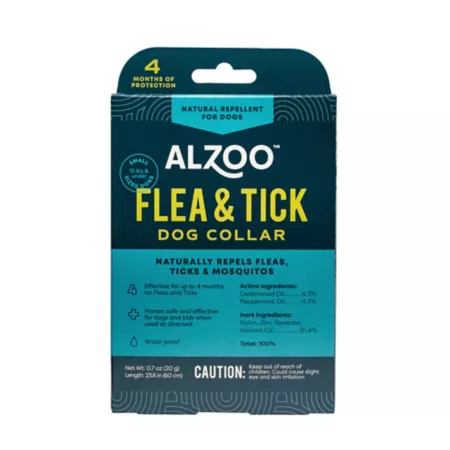 Alzoo Herbal Flea and Tick Collar for Small Dogs 4 Months Protection Dog Flea & Tick Collars