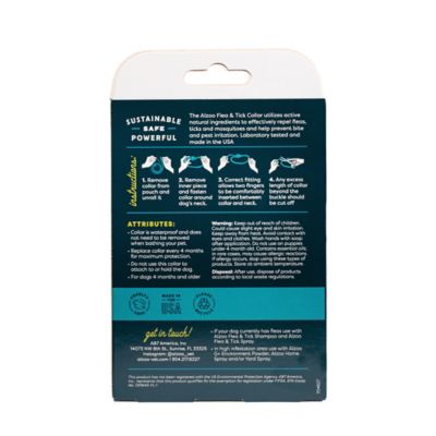 Image showing  Plant-Based Flea and Tick Collar for Small Dogs, 4 Months Protection