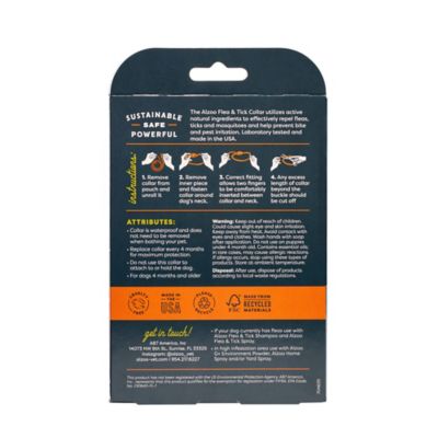 Image showing  Plant-Based Flea and Tick Collar for Medium Dogs, 4 Months Protection