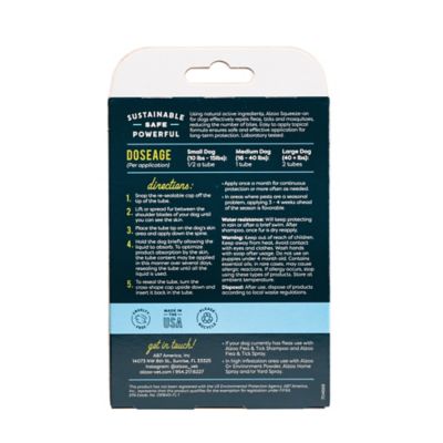 Image showing  Plant-Based Flea and Tick Spot-On Topical Treatment for Dogs, 3-Month Supply