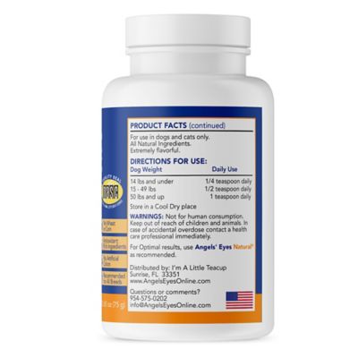 Image showing  Natural Powder Dog Food Supplement for Dogs and Cats, Chicken Flavor, 2.6 oz.