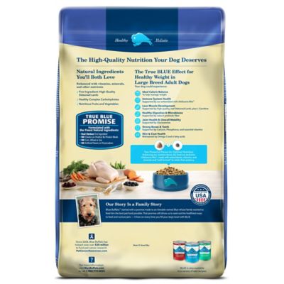 Image showing  Large Breed Adult Healthy Weight Chicken and Brown Rice Recipe Dry Dog Food